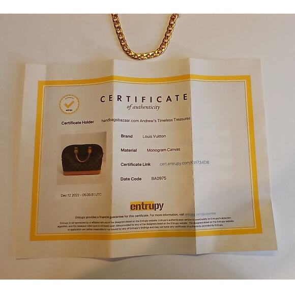 Louis Vuitton Alma PM Monogram Handbag - Vintage Authentic - Picture 9 of 16